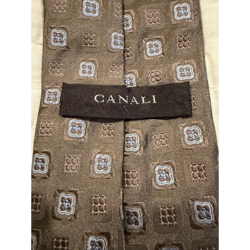 Pair of Canali Silk Ties Made In Italy - Picture 7 of 10